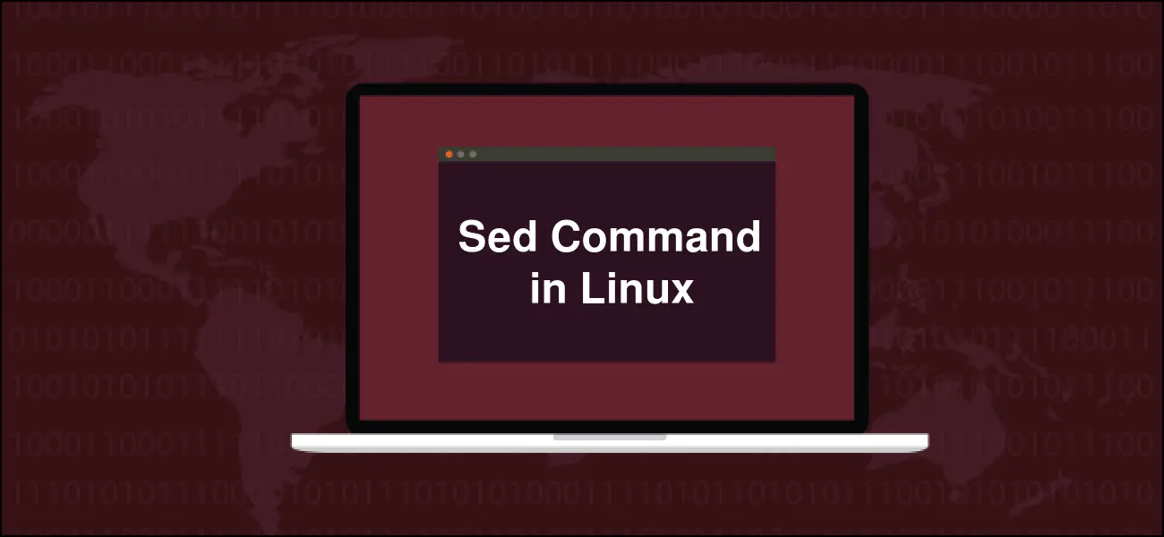 Sed command. Sed Linux.