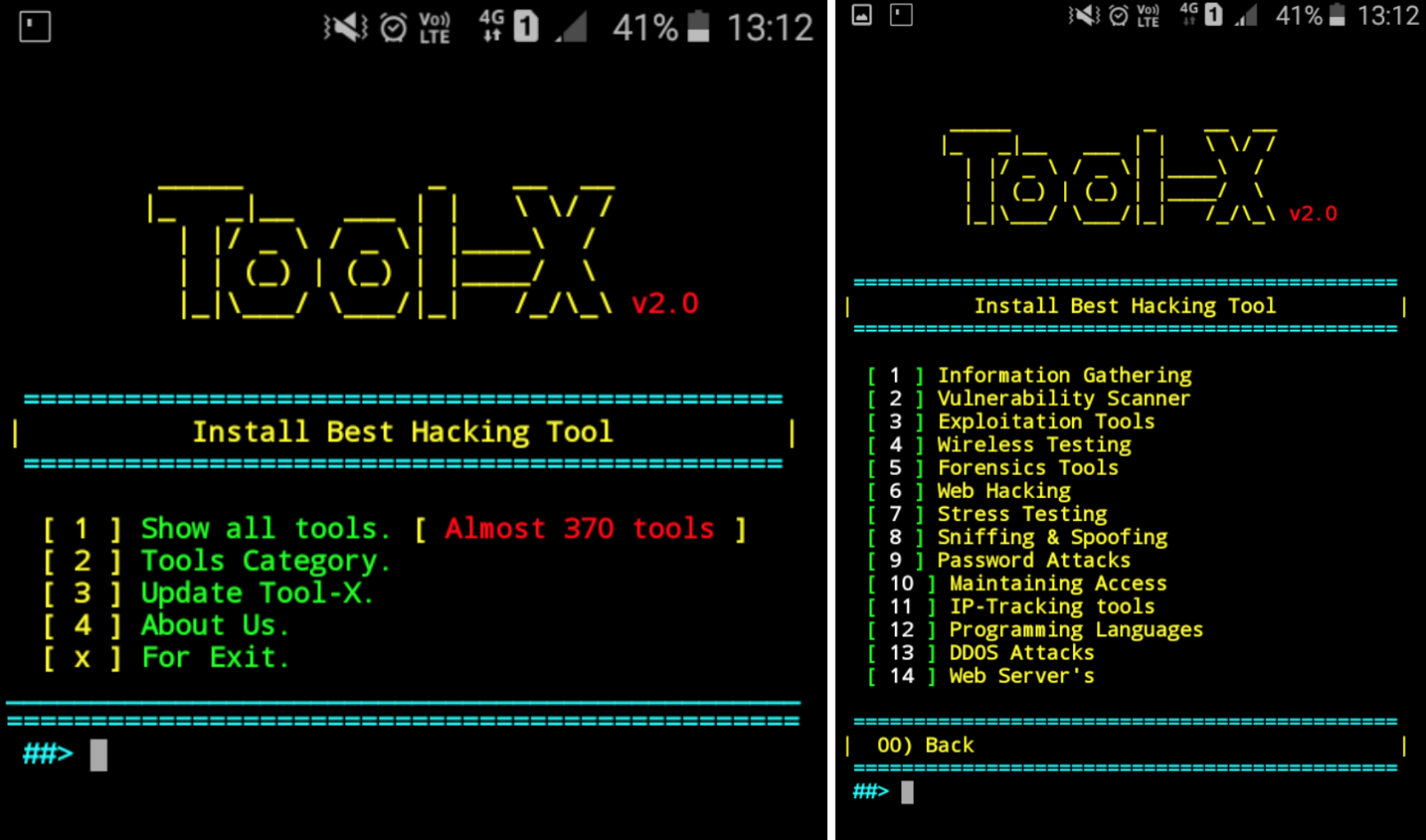 Tool-X is a Kali Linux hacking tool - Penetration Testing Tools, ML and